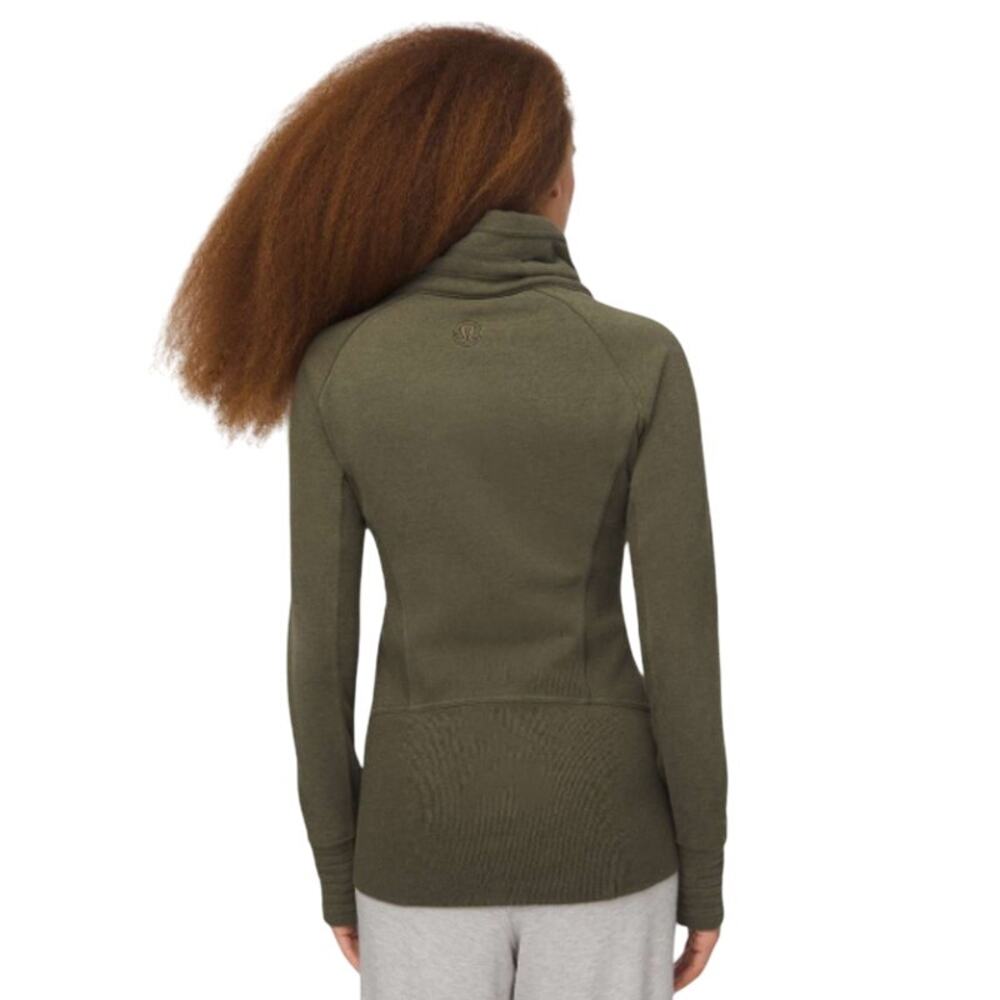 Lululemon Radiant Jacket II Heathered Fatigue Green size 6 - Picture 2 of 5